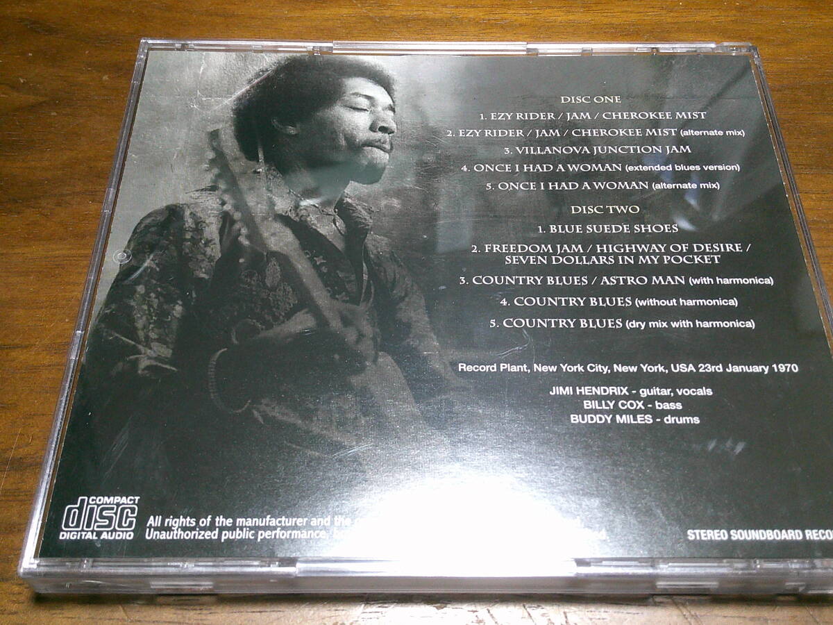 Jimi Hendrix 《 Record Plant 1970 》★スタジオ音源2枚組_画像3