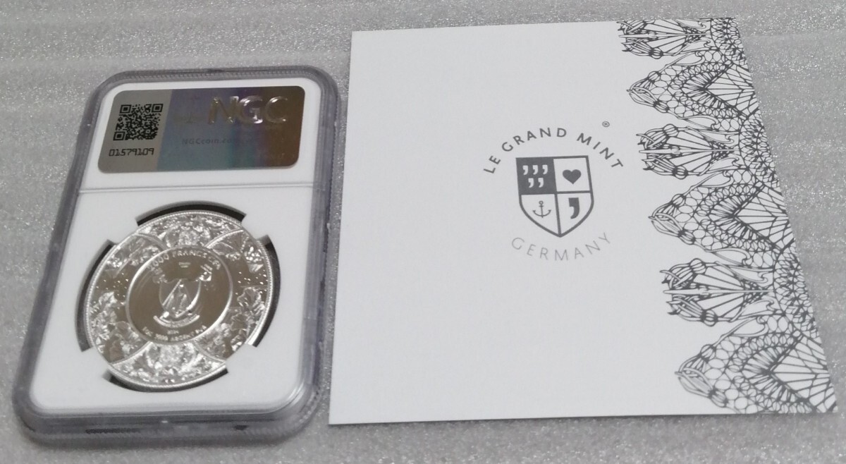 カメルーン 2024 ヒンズー教の戦いの女神 ドゥルガー 銀貨 NGC MS70 カメルーン 2024 ヒンズー教の戦いの女神 ドゥルガー 銀貨 NGC MS70