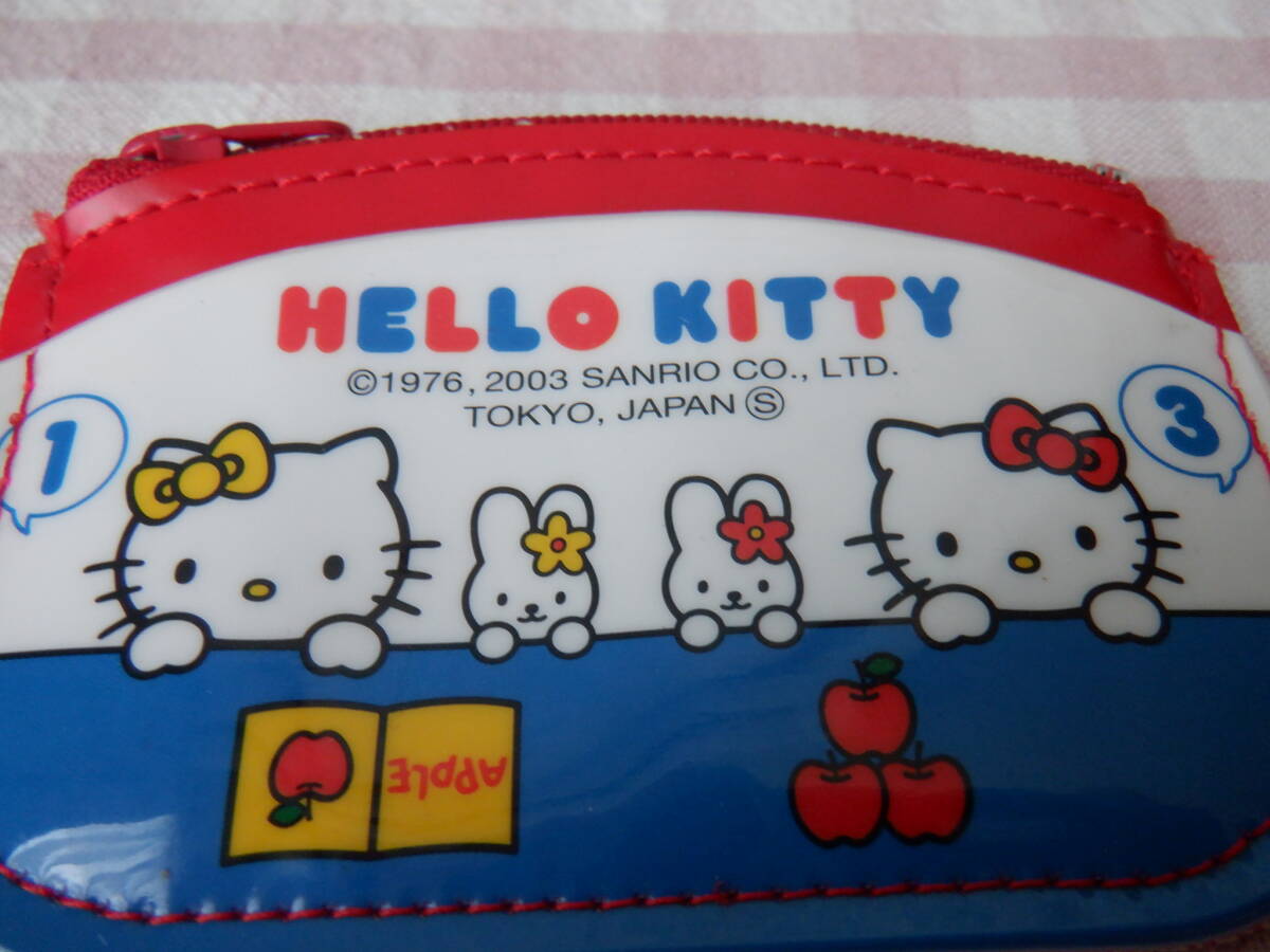 Ｅ８『レトロ感たっぷり？　ハローキティ　小銭入れ　サンリオ　２００３　ヴィンテージ　長期保管品』_画像2