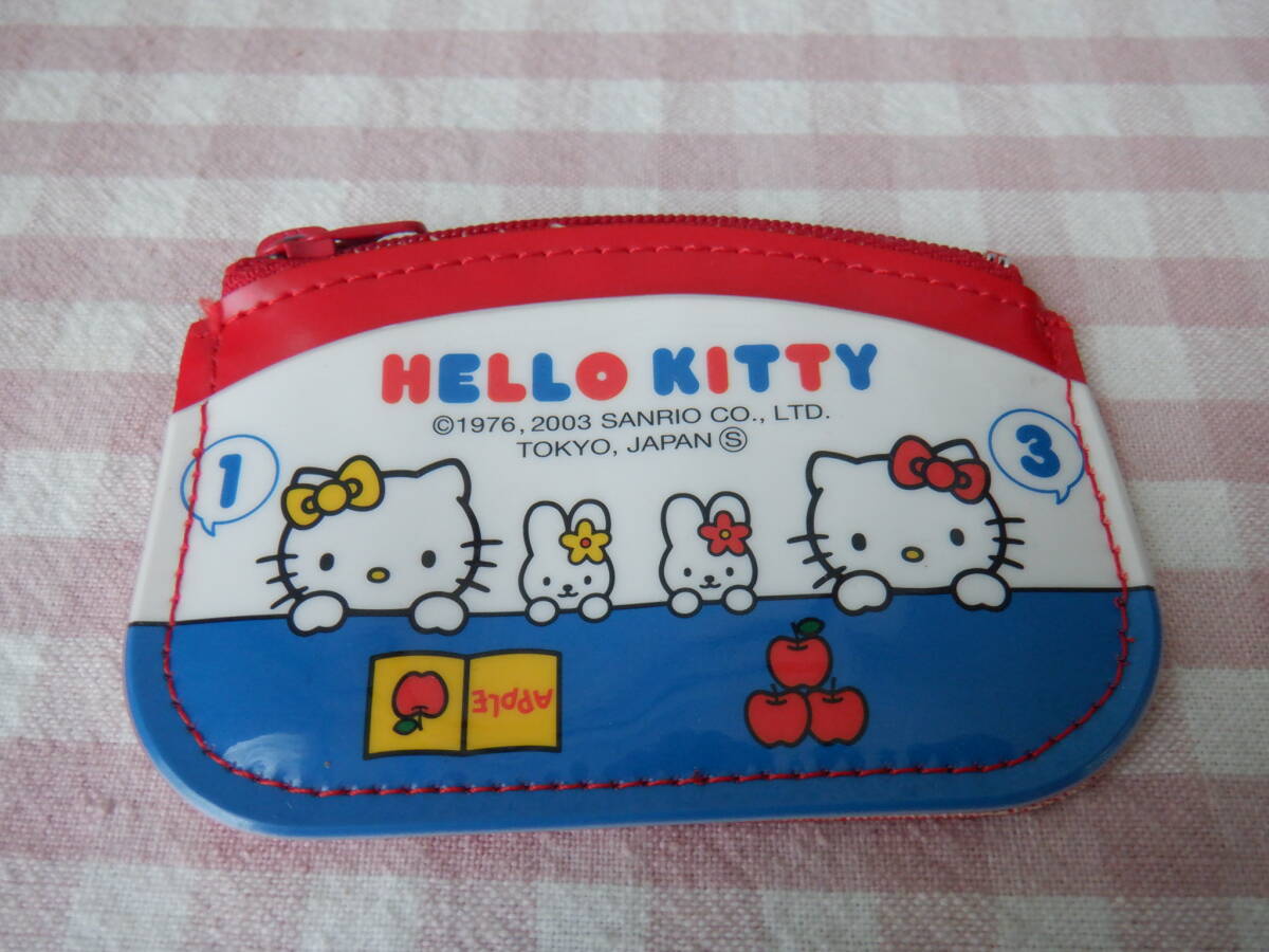 Ｅ８『レトロ感たっぷり？　ハローキティ　小銭入れ　サンリオ　２００３　ヴィンテージ　長期保管品』_画像1