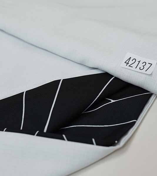  юката одиночный товар совершенно новый женский половина . покрой CooPass полиэстер 100% LL~3L размер примерно 160~175cm чёрный × белый новый товар ( АО ) дешево рисовое поле магазин NO42137-2