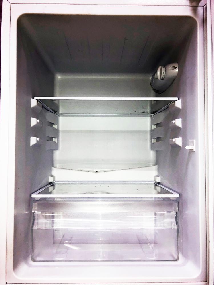 ◆送料無料★2021年製★ 中古★YAMADASELECT 117L 耐熱100℃トップテーブル!!ガラス棚!冷蔵庫【◆YRZ-C12H1】◆B96_画像3