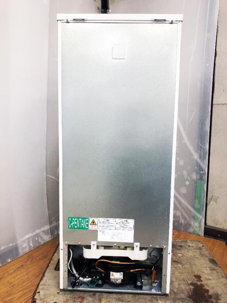 ◆送料無料★2021年製★ 中古★YAMADASELECT 117L 耐熱100℃トップテーブル!!ガラス棚!冷蔵庫【◆YRZ-C12H1】◆B96_画像8