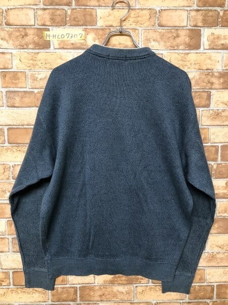 U.P renoma ユーピーレノマ メンズ 胸ポケット付き スウェットトレーナー 大きいサイズ LL くすみブルー コットン他_画像5