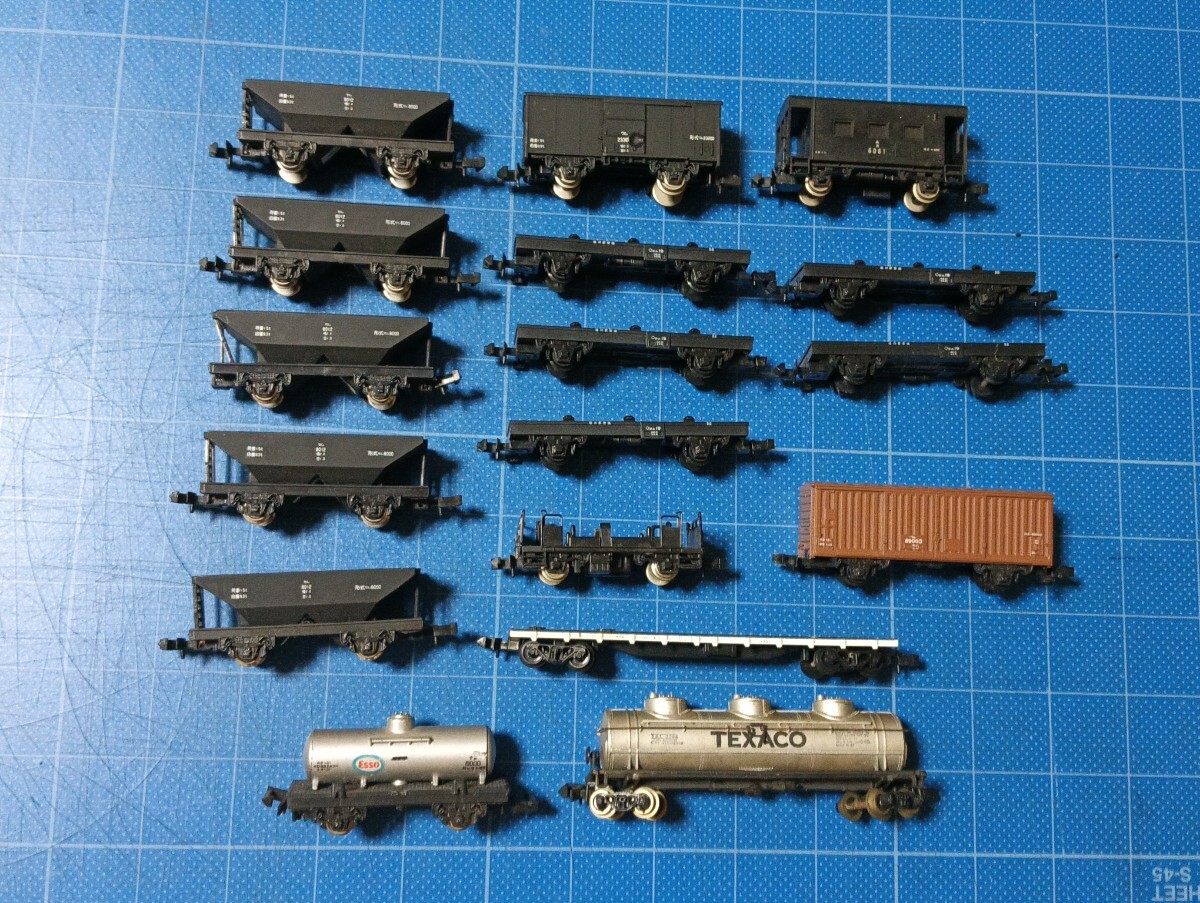 TOMIX【ジャンクまとめ】 TOMIX 香港製貨車などいろいろまとめ ジャンク ワム23361・チキ