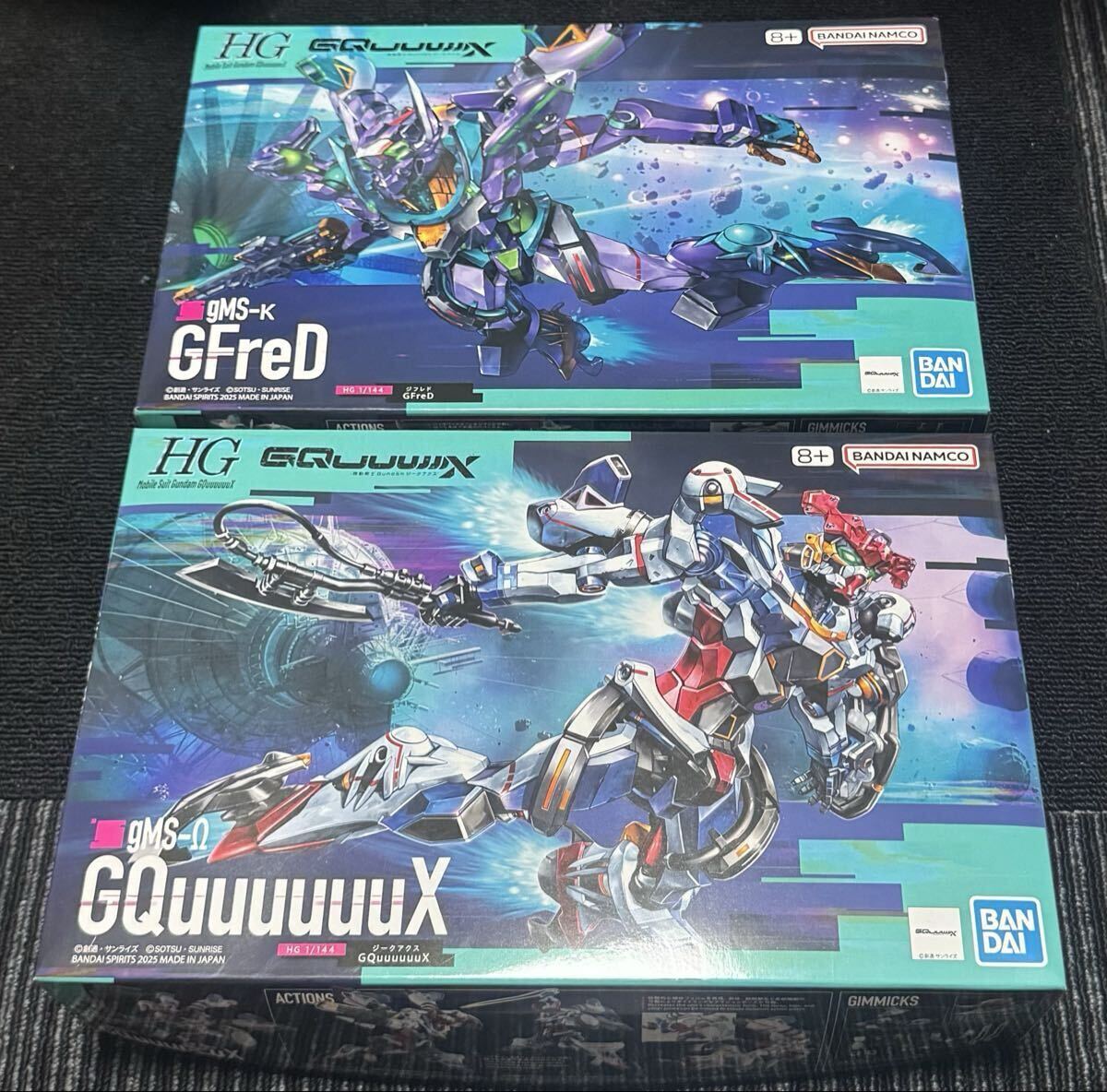 【未開封・ジークアクス外箱若干擦り傷】HG 機動戦士Gundam GQuuuuuuX ジークアクス GFreD ジフレド 2点セット プラモデル ガンプラ