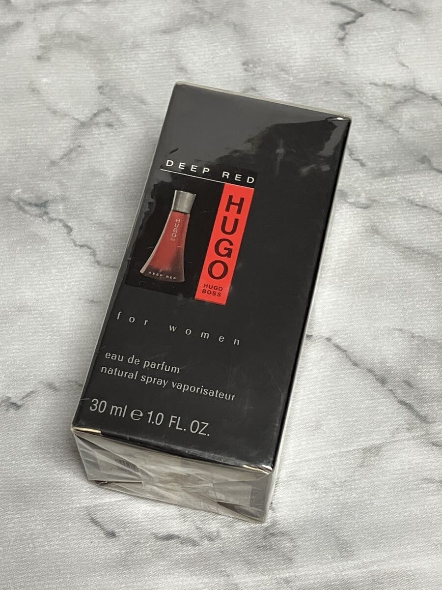 新品未開封 DEEP RED HUGO for women 30ml 香水