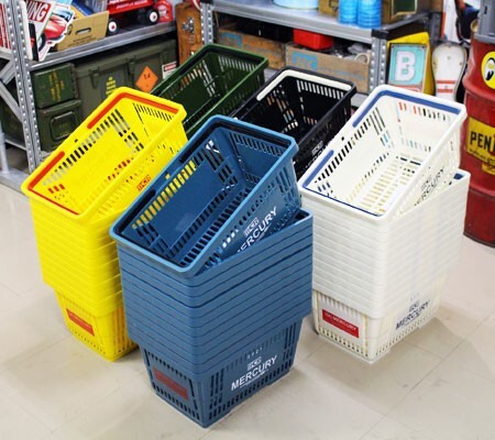 マーキュリー バスケット 収納 かご ポリプロピレン おしゃれ マーケットバスケット 買い物かご アメリカ MERCURY ブルー_画像5