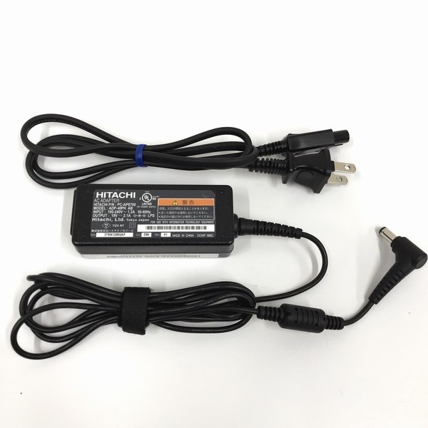 秋葉原萬世商會 ヤフオク店 HITACHI AC/DC ADAPTER Model(型號)ADP-40PH AB/HITACHI P/N:PC-AP8700※AP8800/19V2.1A