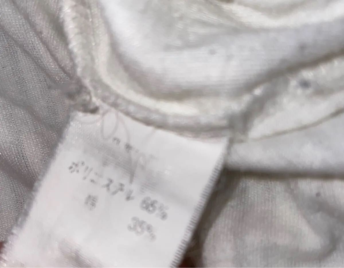 ST-RAT 長袖Tシャツ XL スリムフィット ホワイト Tシャツ 無地 長袖 Vネック カットソー トップス ロンT_画像4