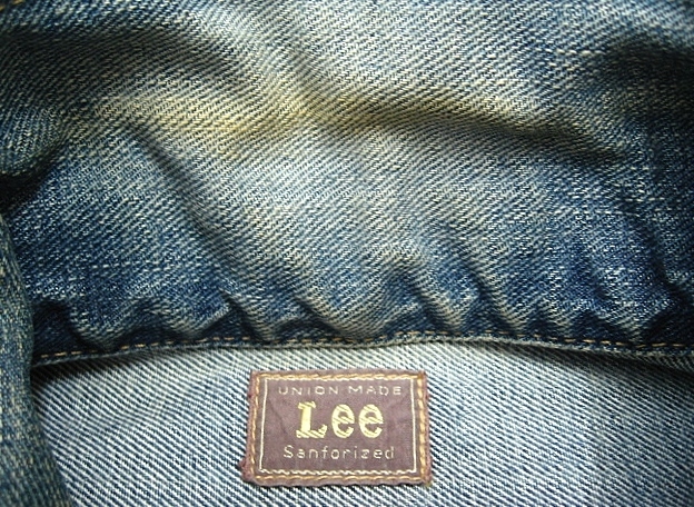 日本製 Lee 94828 ジージャン M リー USED加工モデル タテ落ち_画像4