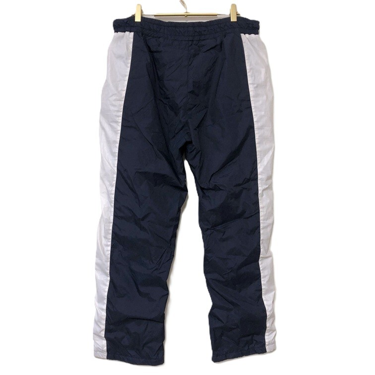 EMPORIO ARMANI エンポリオ アルマーニ ナイロン ジャージ セットアップ XLサイズ 白×ネイビー