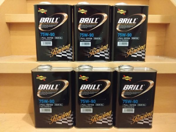 SUNOCO スノコ BRILL ブリル ギア 75w-90 1L 3缶セット SUNOCO スノコ BRILL ブリル ギア 75w-90 1L 3缶セット Amazon