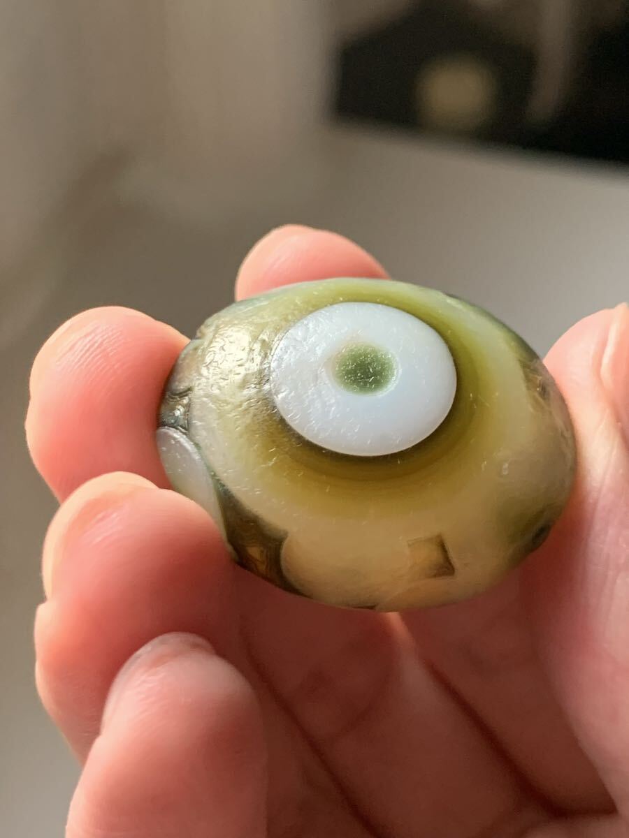 アラシャンゴビアゲート　ゴビ瑪瑙　蒙古瑪瑙　チベット　天珠天眼原石翡翠オパールパワーストーンアイアゲートルチル根付国産鉱物標本化石_画像8