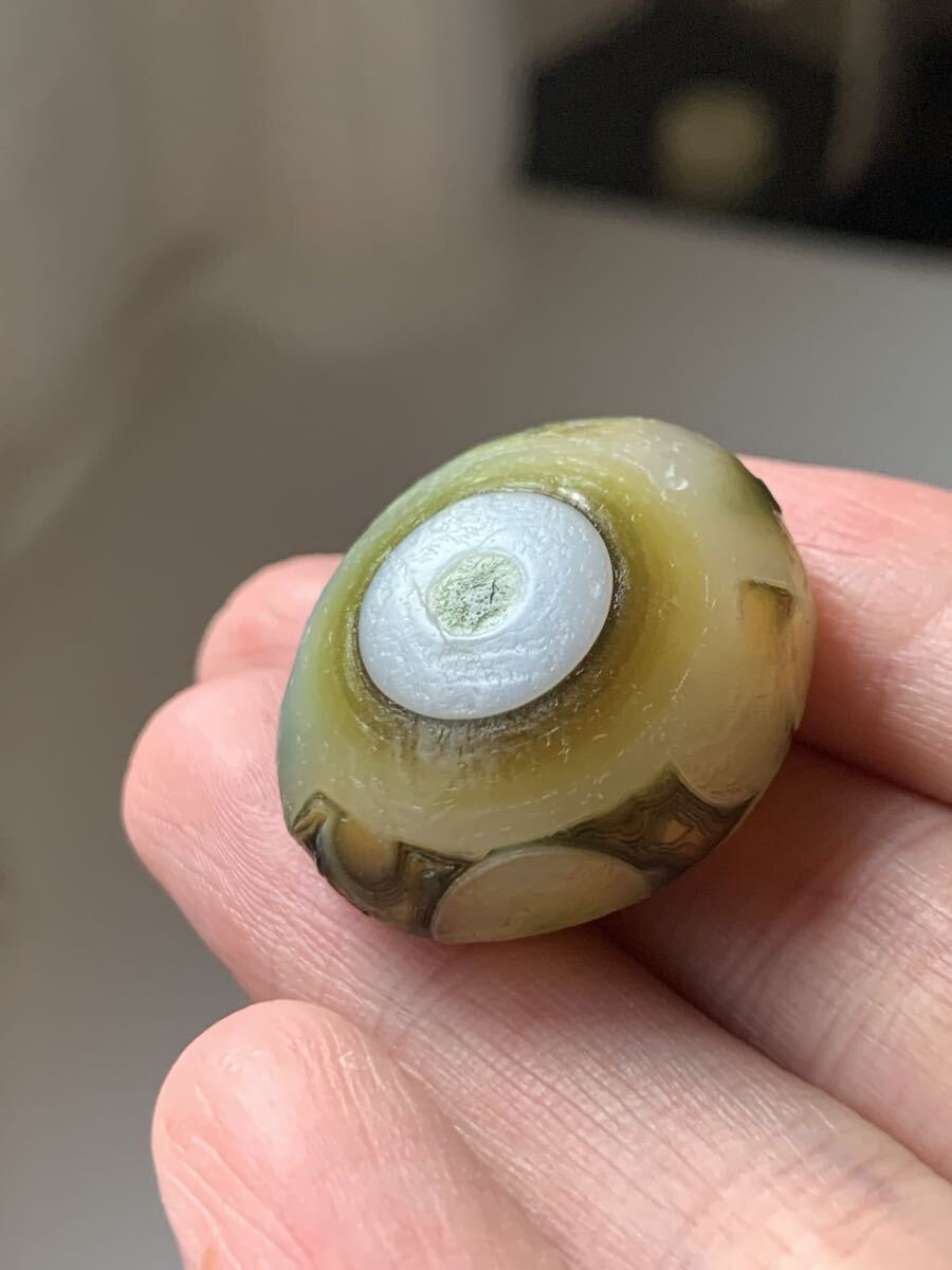 アラシャンゴビアゲート　ゴビ瑪瑙　蒙古瑪瑙　チベット　天珠天眼原石翡翠オパールパワーストーンアイアゲートルチル根付国産鉱物標本化石_画像9