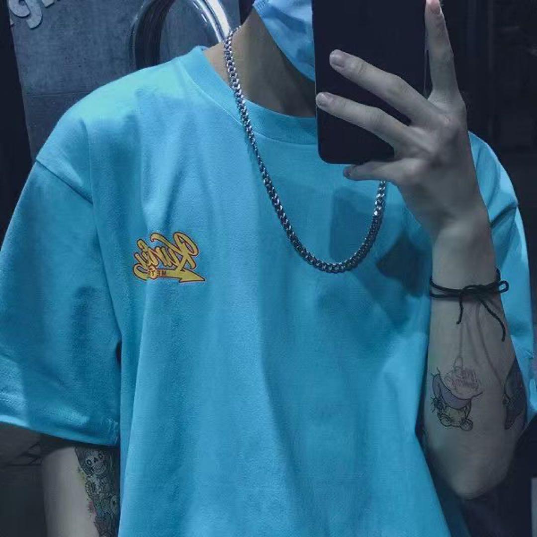 喜平　シルバー　チェーンネックレス　男女兼用　シンプル　長(zhǎng)60㎝　幅5㎜　チタン