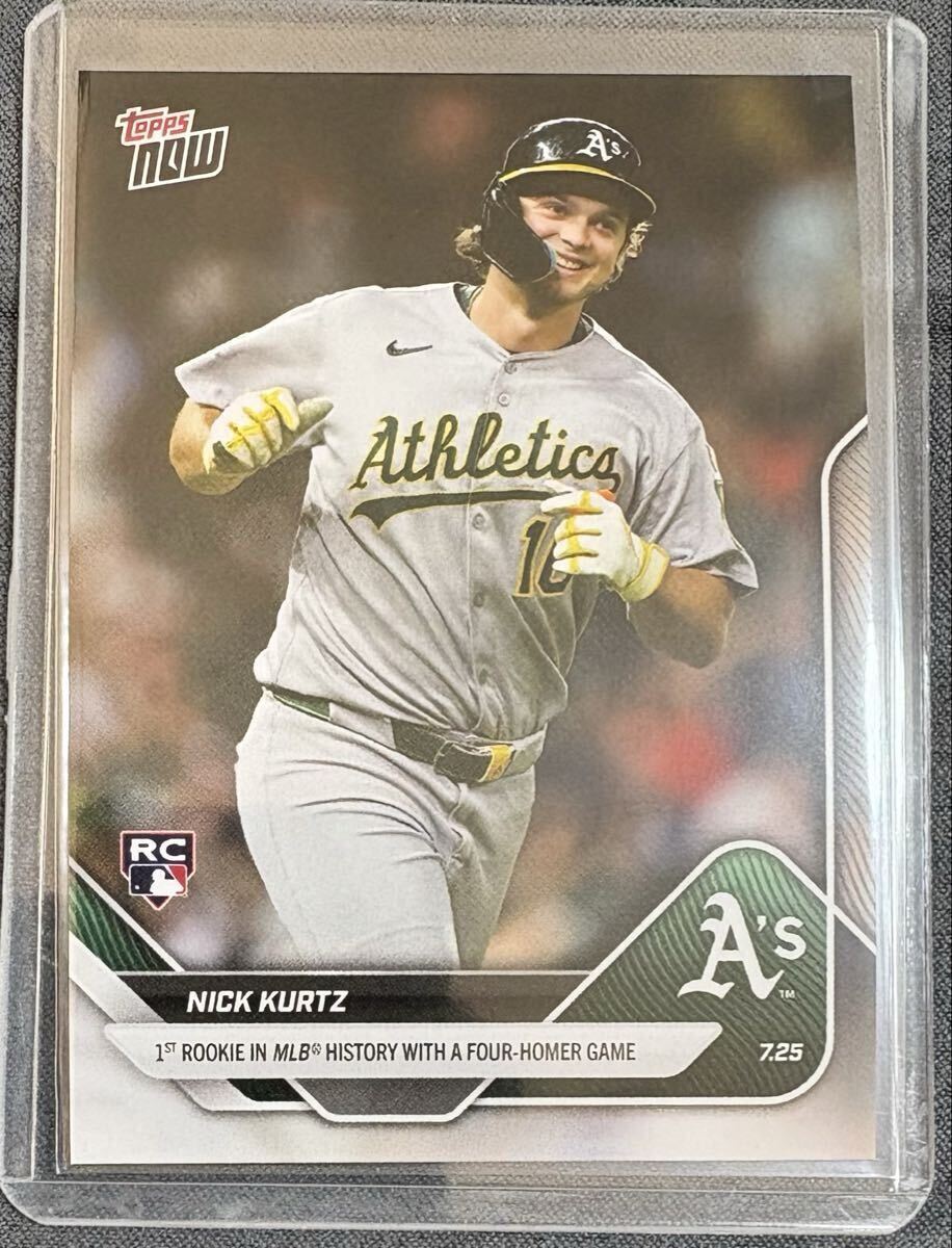 スポーツ選手 TOPPS Now Topps now Nick Kurtz 2025 MLB Topps NOW 464 ニックカーツ 1