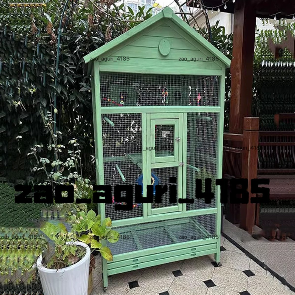  длиннохвостый попугай клетка наружный из дерева клетка для птиц toli корзина se регулирование длиннохвостый попугай клетка птица . большой . способ покрытие удален возможный низ tray немой Uni балка sa