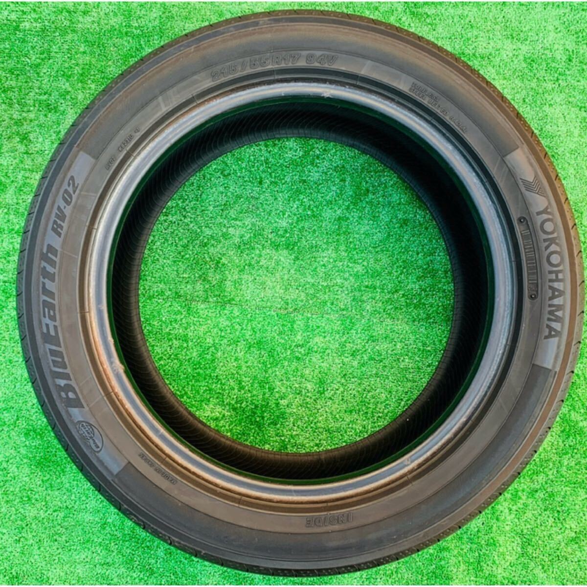 YOKOHAMA◆17インチ◆ 215/55R17◆19年 ラジア ル タイヤ 2本_画像2