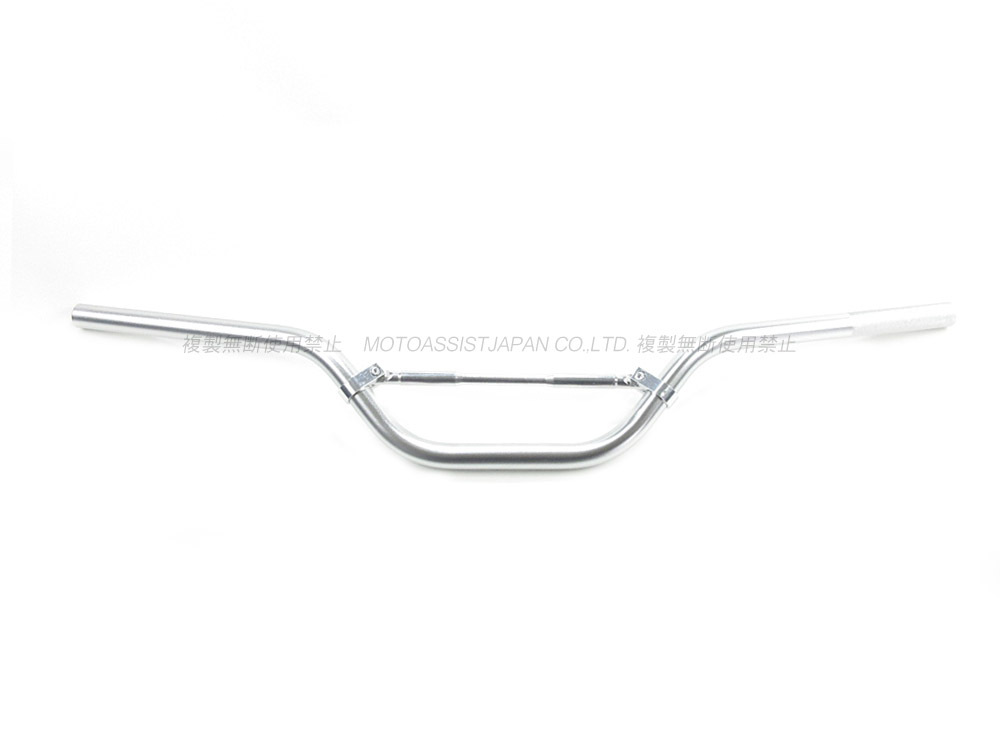アルミハンドルバー ブレスバー付 高さ 120mm 銀 シルバー /新品 CB250T CB400T GB250 FT400 SR400 SR500 FZ400 GT380 GS250 GS400_画像3