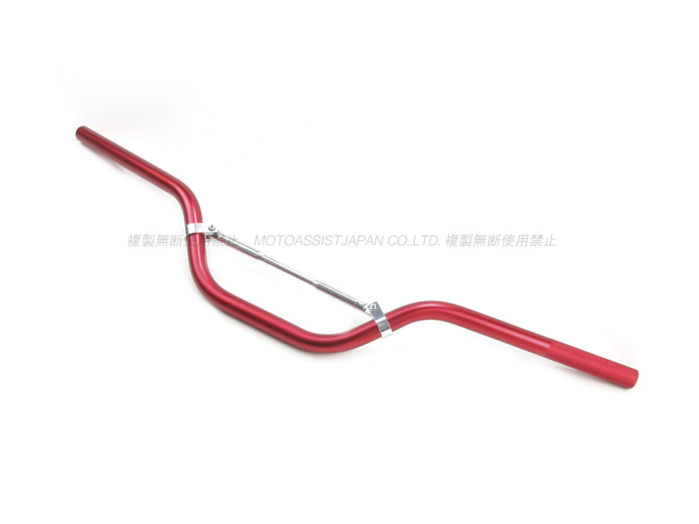 アルミハンドルバー ブレスバー付 高さ 120mm 赤 レッド / 新品 ジェイド バリオス ホーネット レブル ビラーゴ RZ250 GX250 GS250_画像4