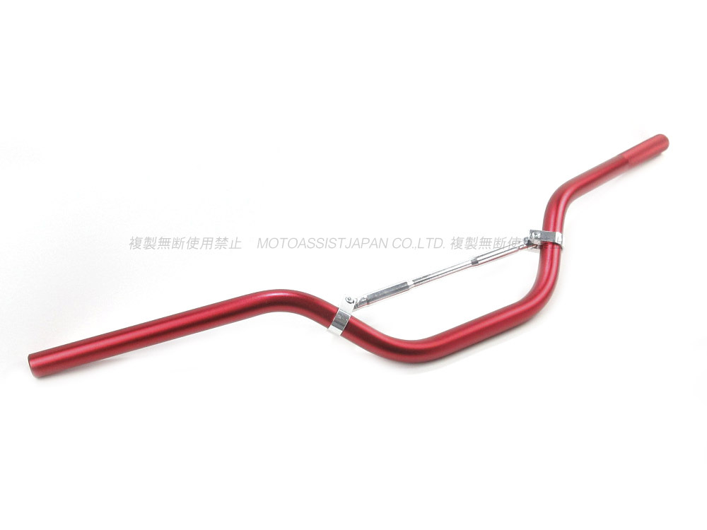 アルミハンドルバー ブレスバー付 高さ 120mm 赤 レッド / 新品 ジェイド バリオス ホーネット レブル ビラーゴ RZ250 GX250 GS250_画像5