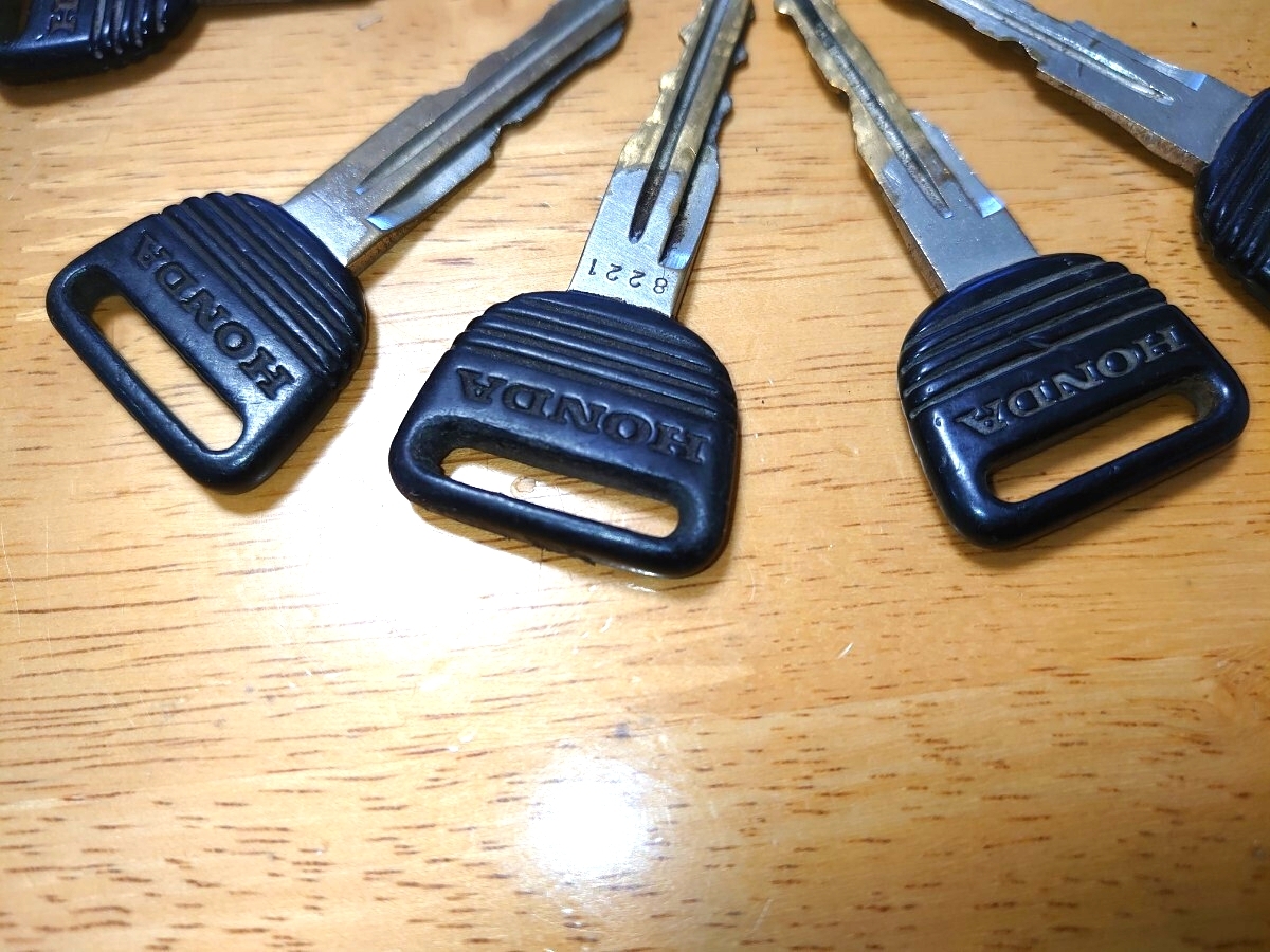 H-871 10 шт старый машина оригинальный Honda HONDA ключ ключ retro .. для Vintage брелок для ключа интерьер старый ключ произведение искусства автомобиль ключ 
