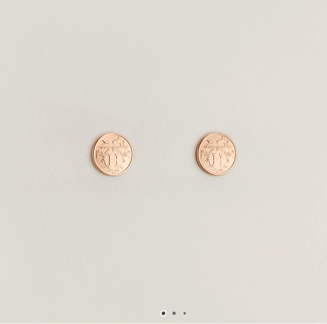 【HERMES】ピアス エクスリブリスTPMエクスリブリス PG_画像6