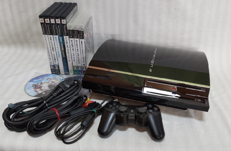 500GB換装済 初期型PS3美品 PS2互換機 保証あり消毒清掃済 すぐ