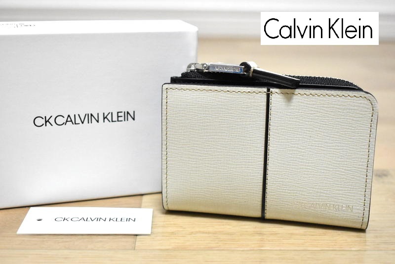 【送料無料】新品 CK カルバンクライン【センター】キーケース 821612 ホワイト IKETEI イケテイ