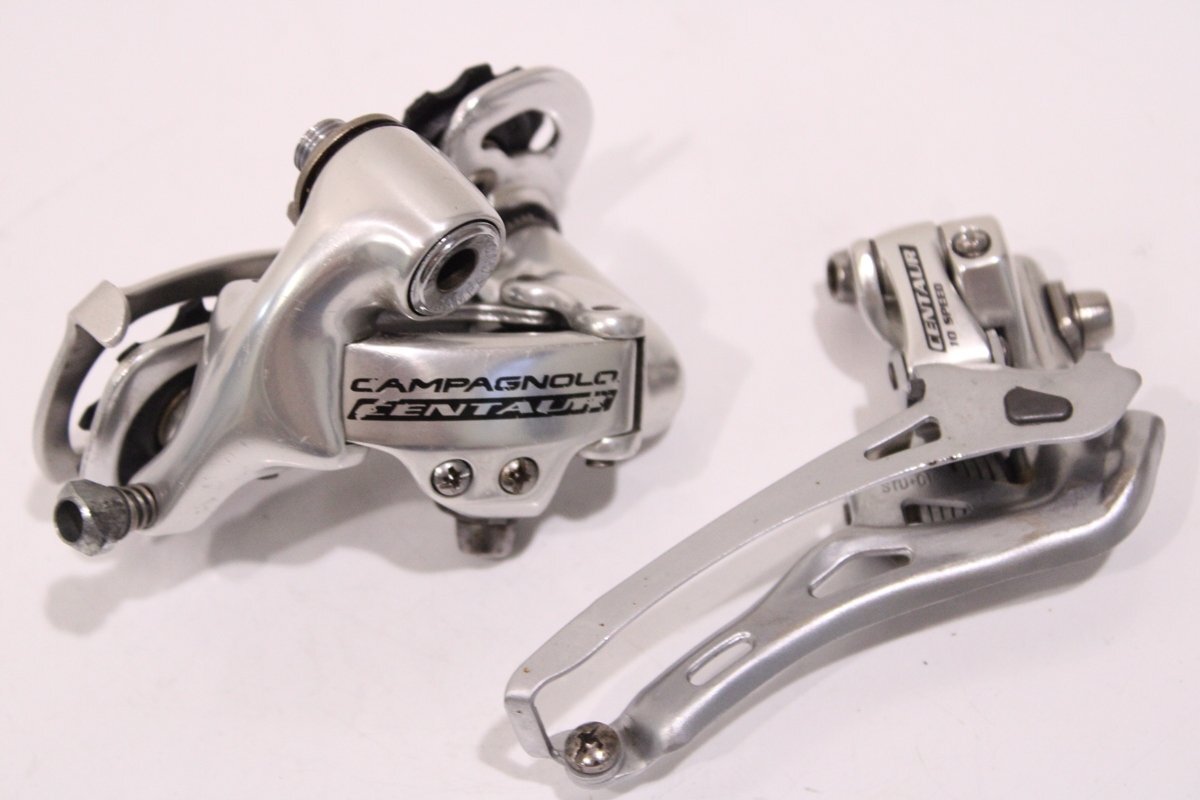 シルバーモデル!!★Campagnolo カンパニョーロ CENTAUR ケンタウル 2x10s リアディレイラー/フロントディレーラー セット