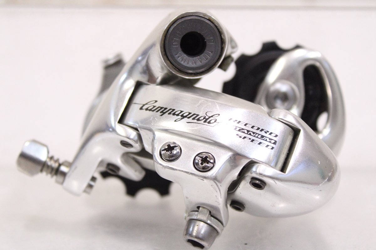 ★Campagnolo カンパニョーロ RECORD TITANIUM 9s リアディレイラー ※難あり
