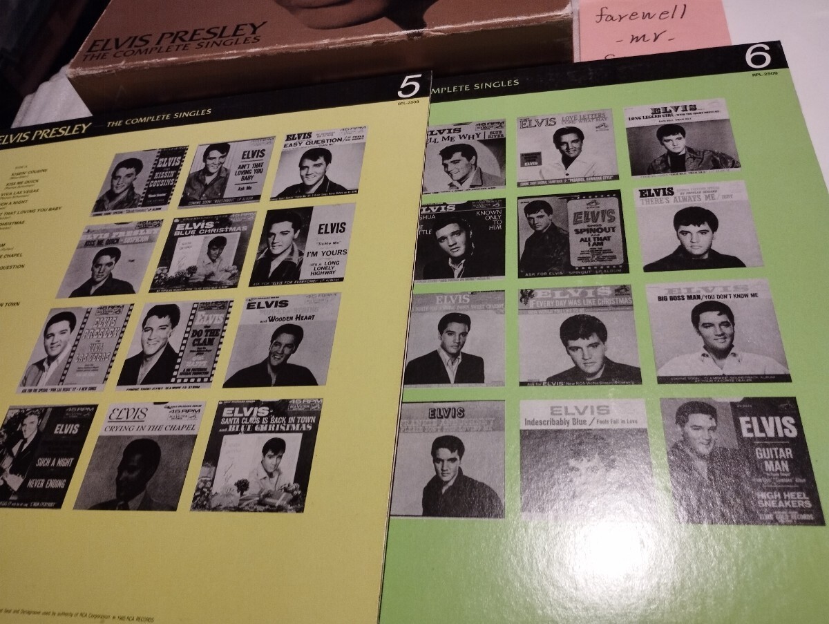 エルヴィス?プレスリー ELVIS PRESLEY 50th Anniversary コンプリート?シングルズ 國內(nèi)盤LP 11枚組ボックスセット RCA VICTOR 2504-14