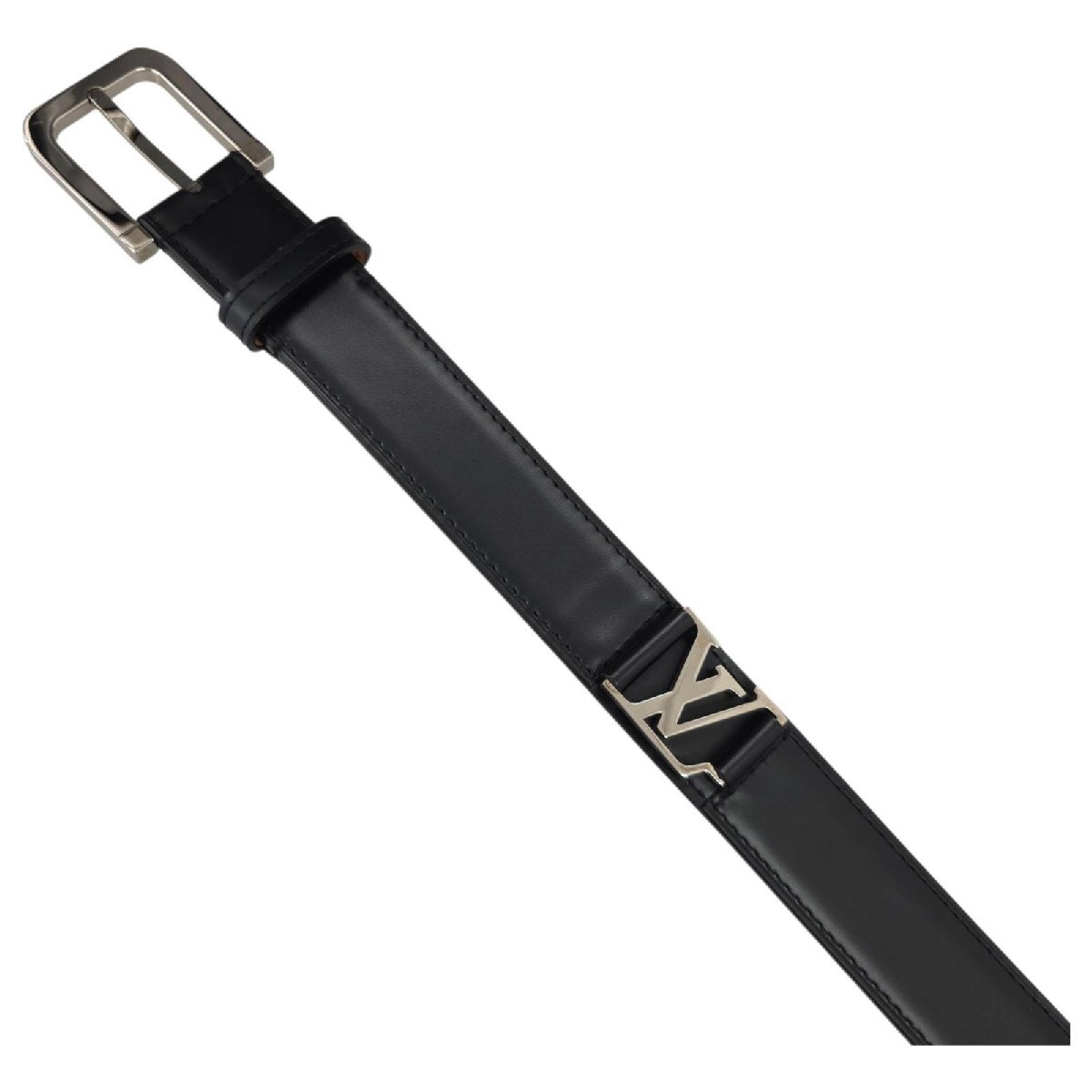 【中古】 ルイヴィトン ベルト ベルト LB0074 レザー ブラック ルイ?ヴィトン ヴィトン LOUIS VUITTON【質(zhì)屋】【代引き手數(shù)料無料】