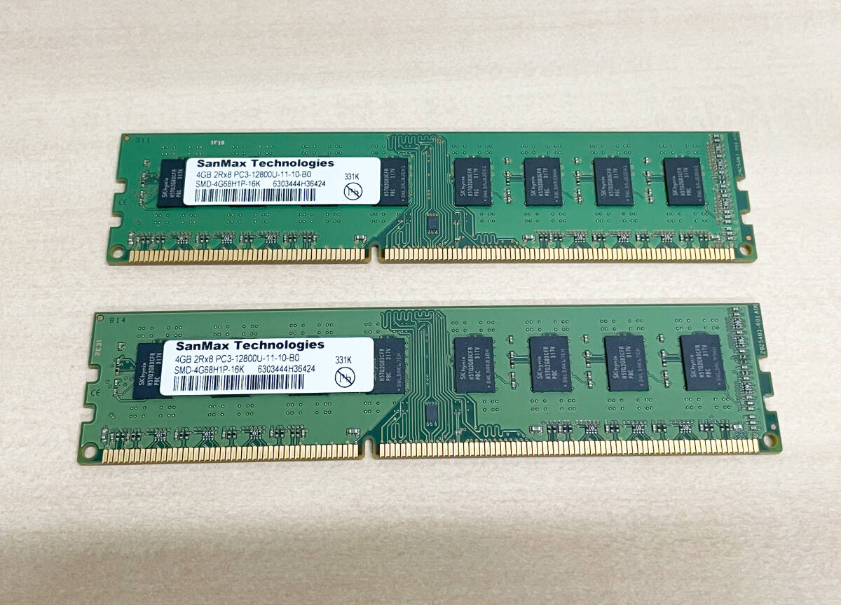 10枚組 ノートPC用メモリ SanMax PC3L-12800S 4GB 中古 10枚組 ノートPC用メモリ SanMax PC3L-12800S 4GB 中古 10枚組