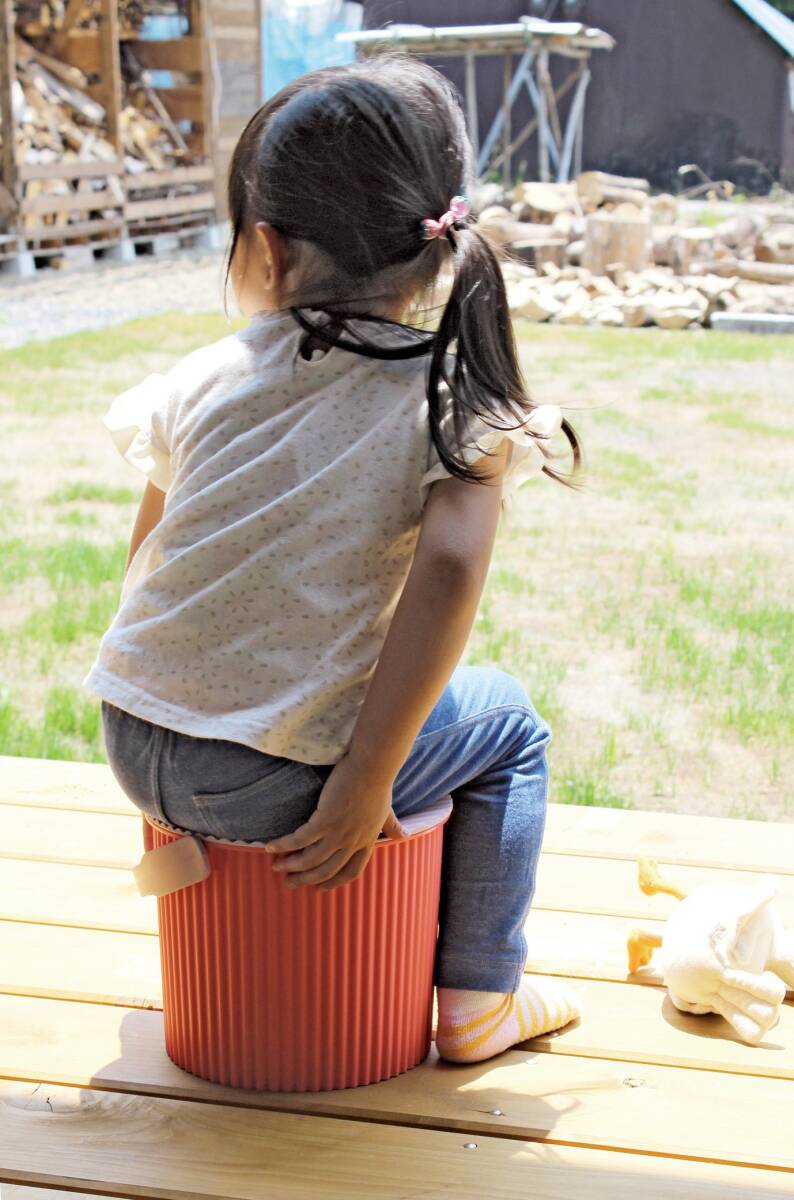 八幡化成 フタ付きバケツ グリーン mini 4L way-be フレイチェアーバケット 236412_画像3