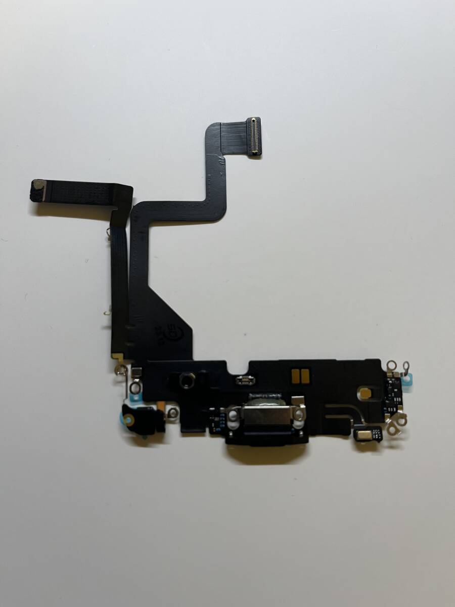 iPhone14Pro iPhone 14Pro ドックコネクタ ライトニング コネクタ 充電 バイブ マイク イヤホン ケーブル 修理 部品_画像1