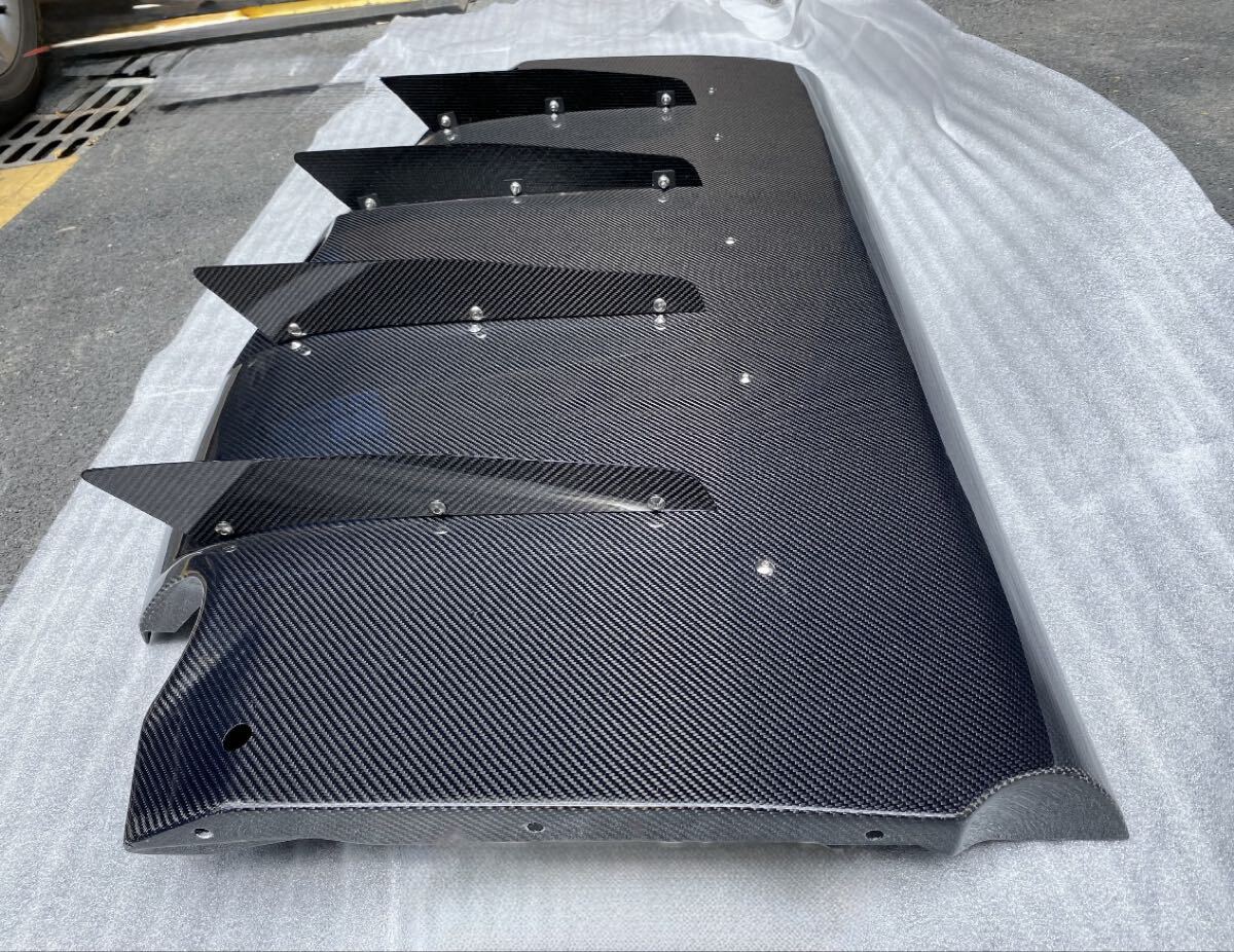 トヨタ Gr スープラ A90A91Mk5 Vスタイル リアルカーボンフアイバー製リアディフューザー_画像5