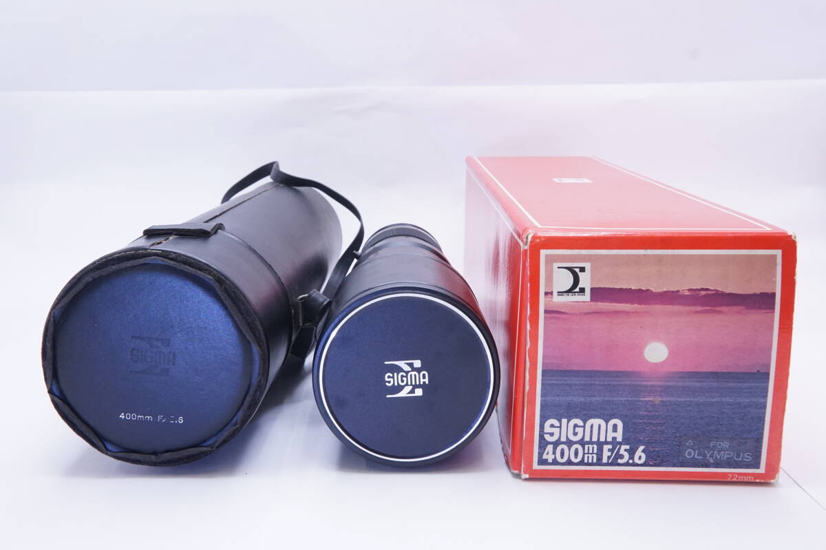 ◎SIGMA シグマ SUPER-TELE MULTI-COATED 400mm F5.6 オリンパス用(前後キャップ・ケース・元箱付）ジャンク品_画像9