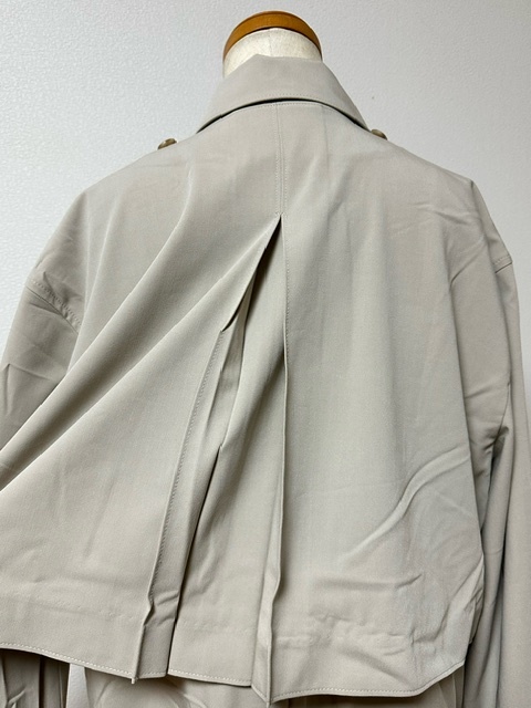 L 超特価 ベージュ 新品未使用品 送料無料 ベスト ロングジレ 3WAY ジャケット コート 婦人コート ジャケット レディースコート_画像6