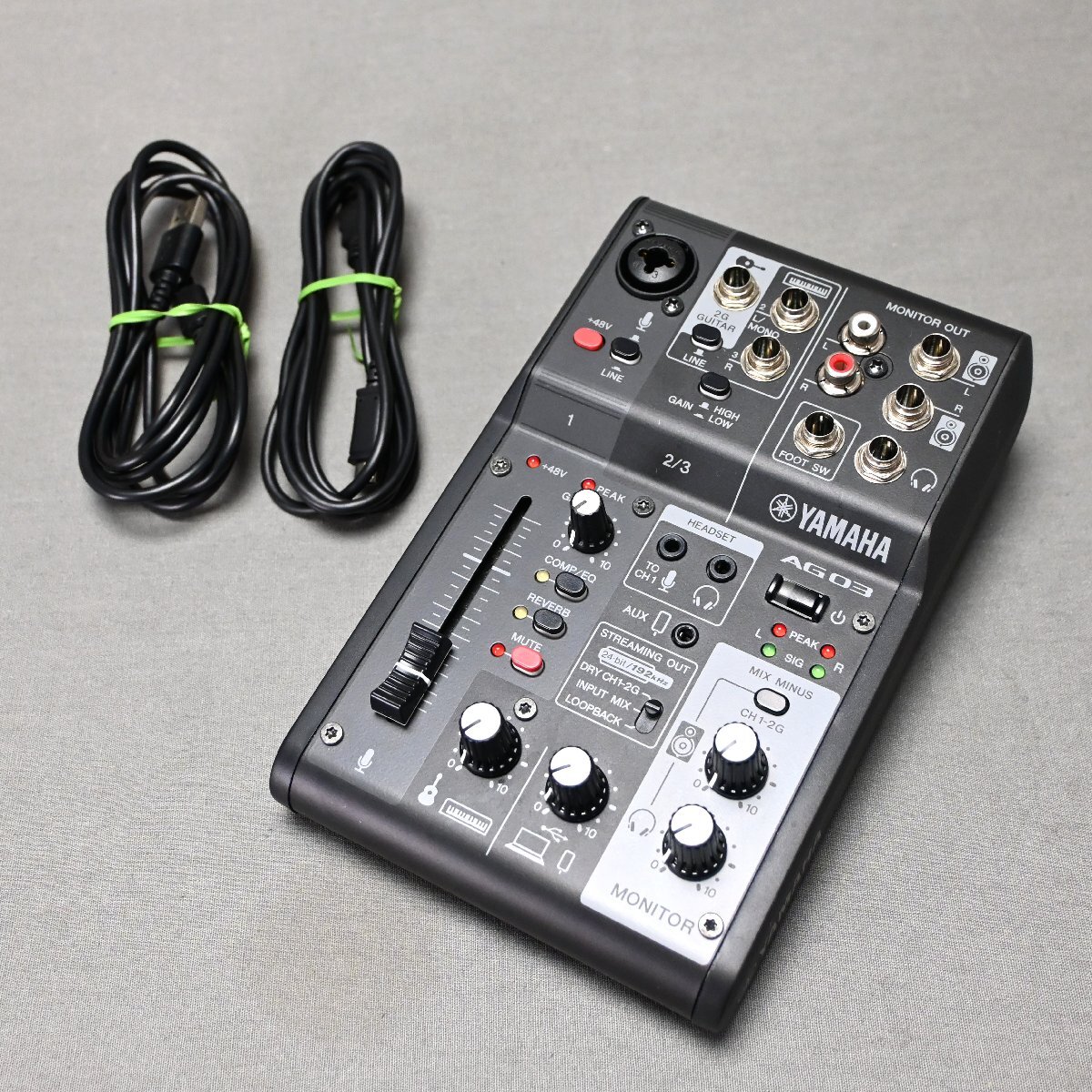 YAMAHA AG03MK2 オーディオインターフェース ジャンク品 箱あり ジャンク品】YAMAHA(ヤマハ) ライブストリーミングミキサー