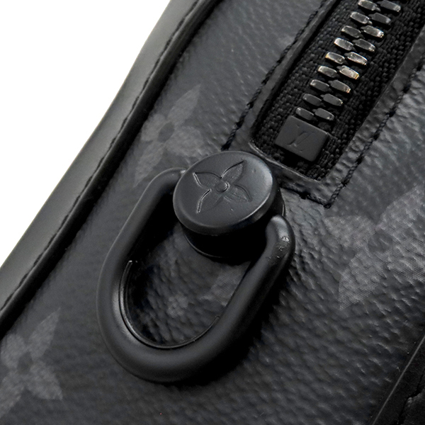 ルイヴィトン ショルダーバッグ ソフトトランク モノグラムエクリプスキャンバス M44730 黒_画像8