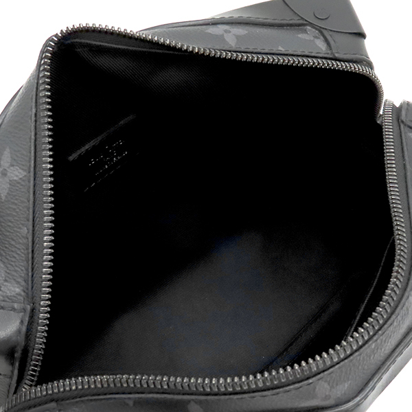 ルイヴィトン ショルダーバッグ ソフトトランク モノグラムエクリプスキャンバス M44730 黒_画像9