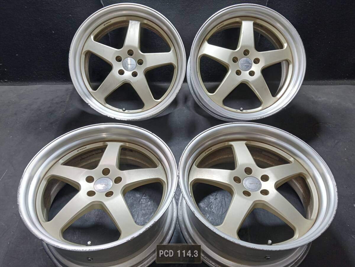 WORK GNOSIS グノーシス GH3-SR 21インチ 5H 114.3 9J+36 9.5J+30