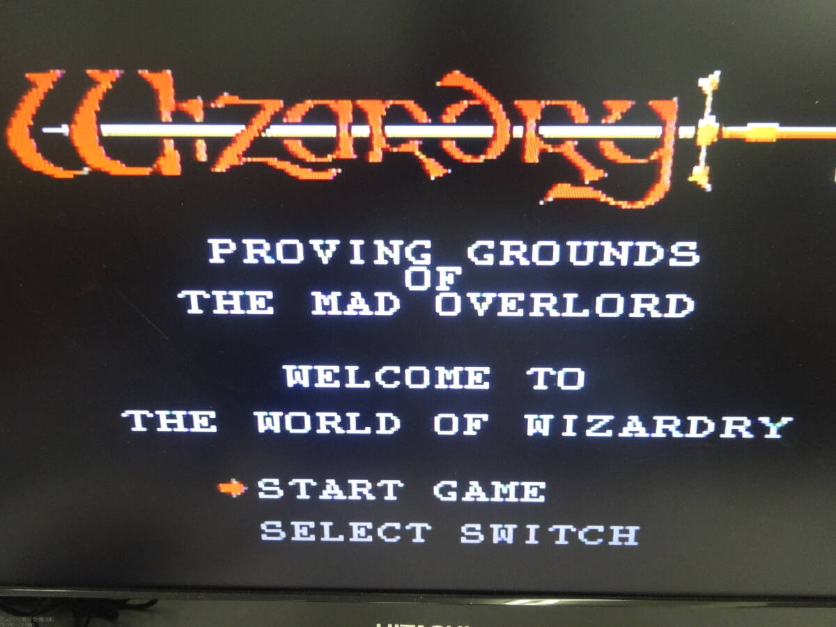 ファミコン ウィザードリィ 箱 説明書付 任天堂 中古 現(xiàn)狀品 Nintendo FC ソフト　#0664-332C21