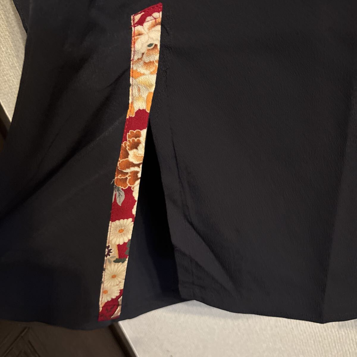 未使用　あっとほうむ　D,Three エプロン ブラック 黒　M-Lサイズ　_画像4