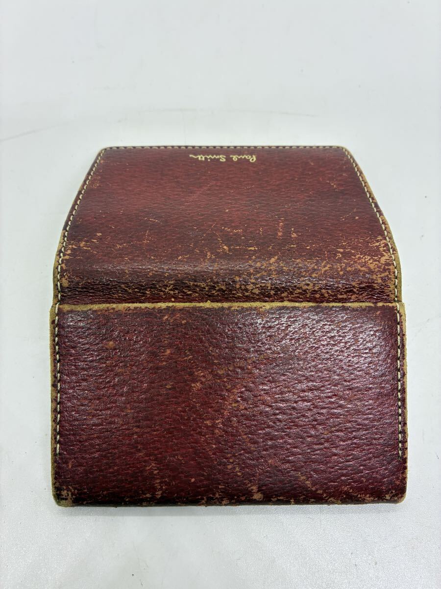 paul smith ポールスミス カードケース 名刺入れ レザー　ボルドー_画像4