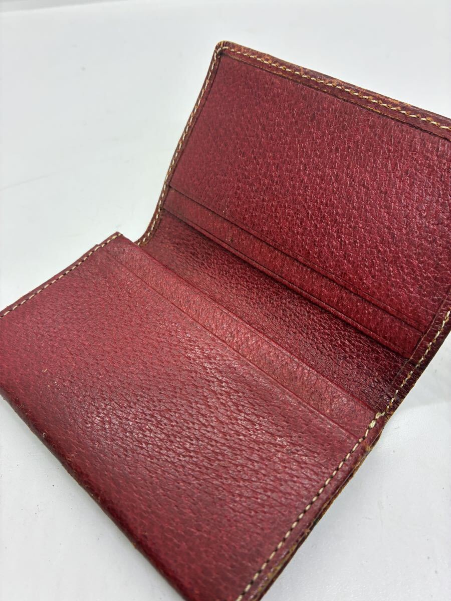 paul smith ポールスミス カードケース 名刺入れ レザー　ボルドー_画像5