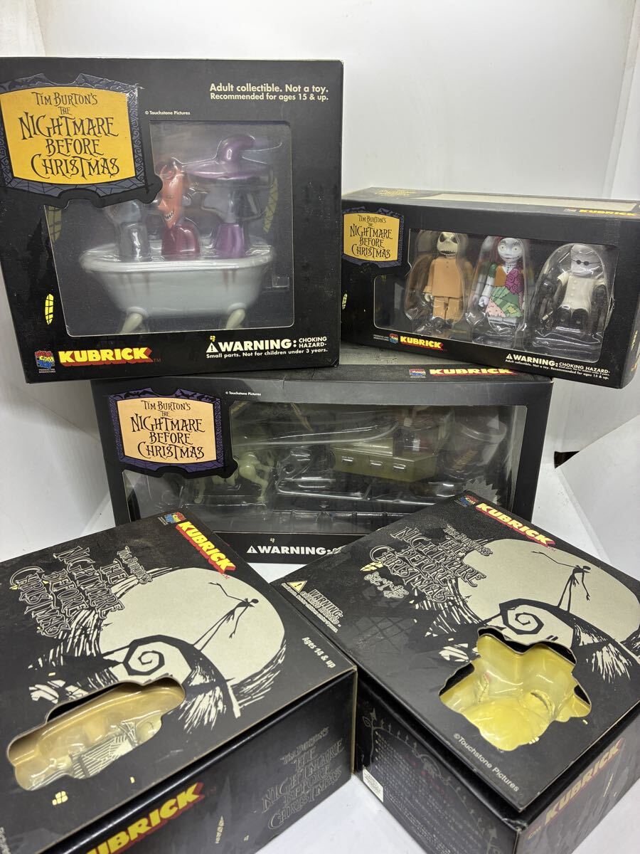  редкость Kubrick The Nightmare Before Christmas KUBRICK фигурка 5 шт. комплект 