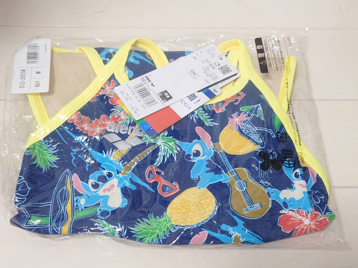 arena アリーナ 練習用競泳水着 タフスーツ DIS-3055W ディスニー スティッチ M_画像1